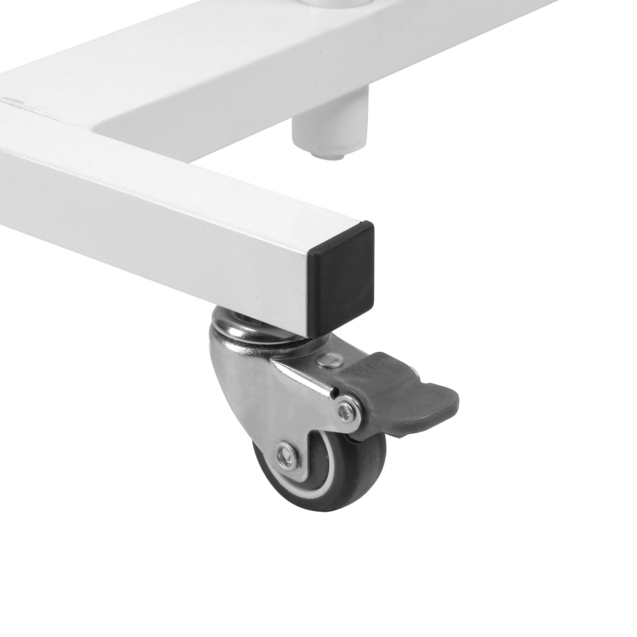 Noise-Free Rubber Casters (4-Pack) – 2 Lockable Wheels for Secure, Smooth Rolling