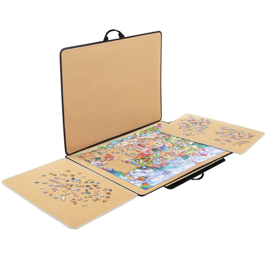Portable Jigsaw Puzzle Board with Sorting Trays- 1000 Pieces