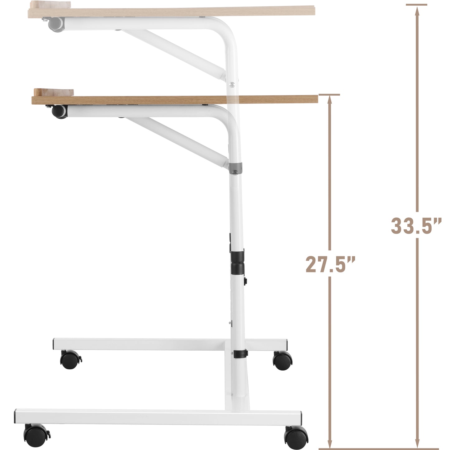 Tilted Jigsaw Puzzle Rolling Board Table
